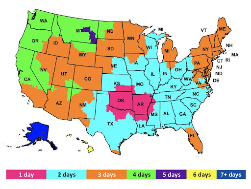 Shipping Map